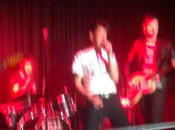 In Leeds at the Fenton tonight w/ cadavers. Check out their singer wearing one of our shirts last night