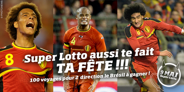 AllToBrazil's tweet photo. Envie d’être de la partie ? Alors, joue au #SuperLotto et inscris-toi avant le 9 mai 20h sur http://t.co/YREhd9oJxq http://t.co/ndDQDaNvvu