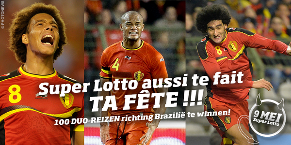 AllToBrazil's tweet photo. Zin om erbij te zijn? Speel dan mee met #SuperLotto en schrijf je voor 9 mei 20u in op http://t.co/DDebmjBRm8! http://t.co/ddU1K7B77B