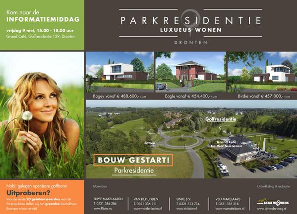 bjvdsteegbouw's tweet photo. Volgende week vrijdag informatiemiddag op de Parkresidentie in #Dronten. Van harte welkom! http://t.co/qzZ3JggD1M