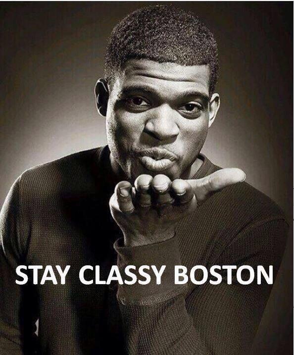 GagnonFrancois's tweet photo. Hey Boston, you are way better than that. No place for racism anywhere… RT @sebdawise: @GagnonFrancois http://t.co/sHsCM1atGP