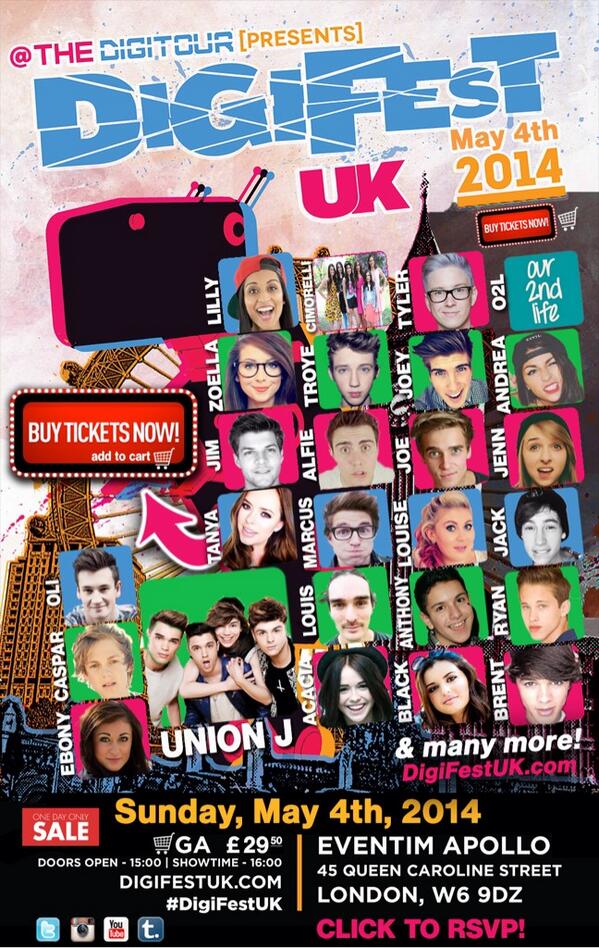 DigiFestUK's tweet photo. #DigiFestUK this Sunday at the Apollo in London!! Last tickets available here: http://t.co/BdCEwevVIi 😁😁😁🇬🇧🇬🇧🇬🇧 http://t.co/0xFcoMbudc