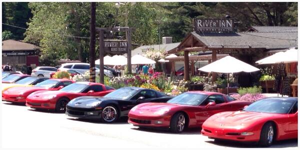 Perfect day for a drive! #bigsurriverinn #corvette #beautifulday #bigsur