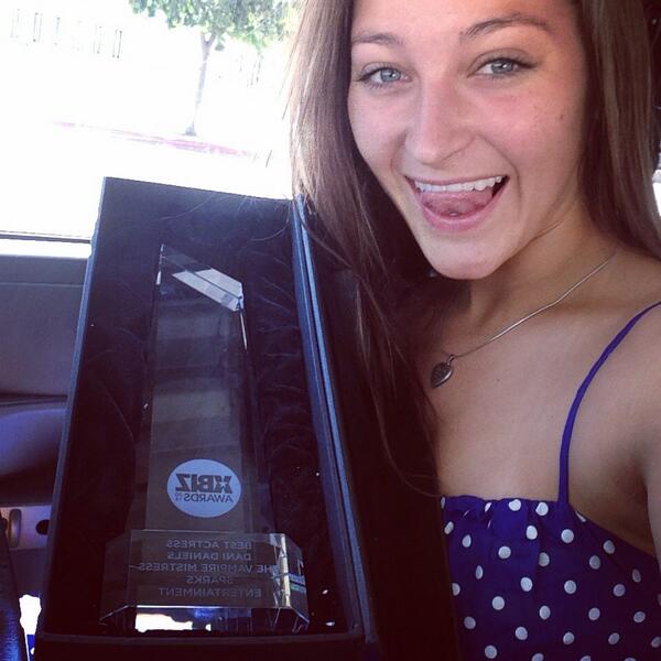 akaDaniDaniels's tweet photo. Thank you @xbiz and @danmillerla for my award! Weeeeee! So excited! @Harry_Sparks @VampMistressXXX ❤️🙊 http://t.co/dIoQbOSexc