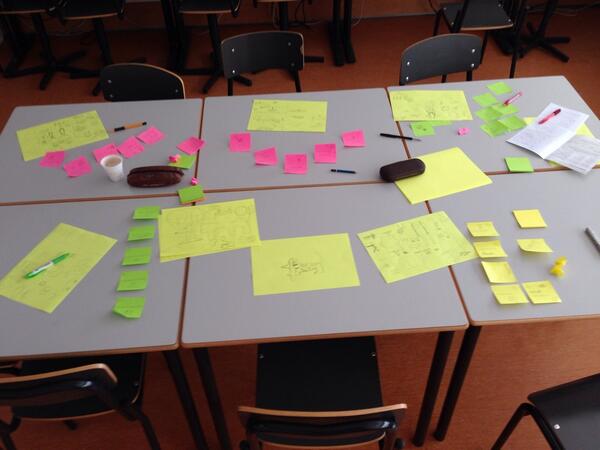 TheMauroGaspar's tweet photo. Working concepts with students! http://t.co/arQQLnglA7