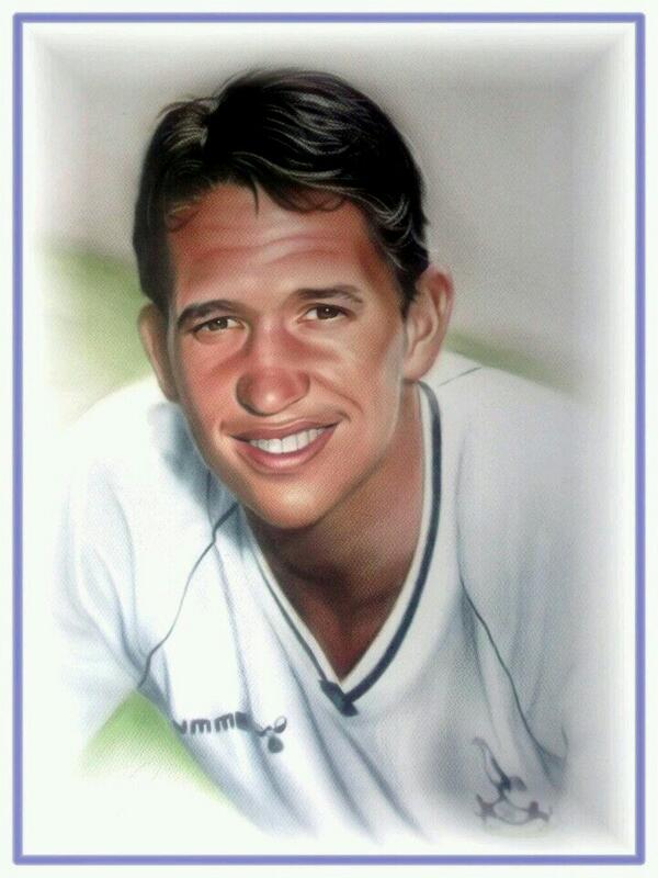 @SkyFootball #footballportraits @GaryLineker bk in theday