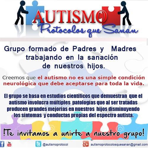 Ayudame a compartir! esta informacion! Invitación al grupo de ayuda para sanar el autismo facebook.com/groups/2217350…