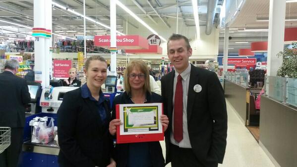 Sarah giving # excellent sevice