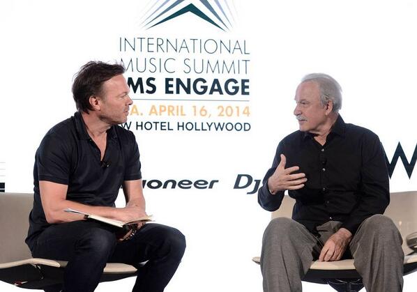 IMSibiza's tweet photo. VIDEO - @giorgiomoroder In Conversation with @petetong at @IMSengage: http://t.co/17h0S25Dkb http://t.co/nL6JEl539J