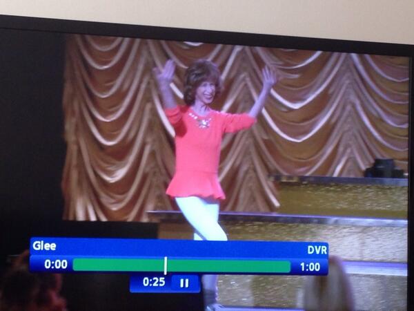 duranosaurus's tweet photo. #prancercise is on #Glee 
#mindblown http://t.co/CBu8y1WuQN