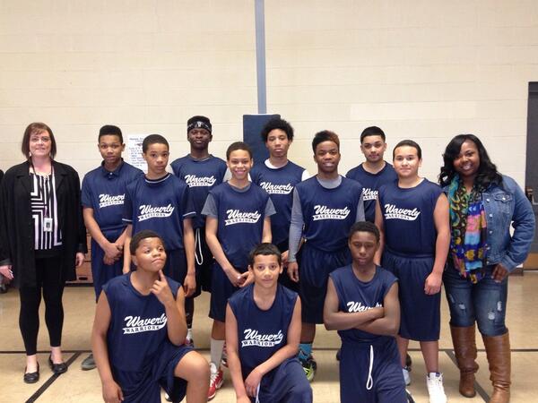 WaverlyCMSD's tweet photo. Congratulations to the 7/8 boys basketball team &amp; their 41-30 win vs Artemus Ward.  The Warriors are now 4-2. http://t.co/FT9PLhRyH4