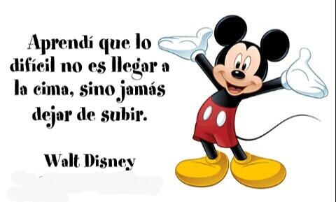 TusFrasesDisney's tweet photo. "Aprendí que lo difícil no es llegar a la cima..." http://t.co/NJHYrMeVcI