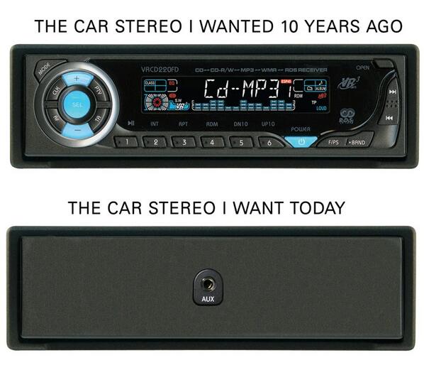 walterzeiss's tweet photo. My oh my how times have changed. #CarStereo #technology http://t.co/Jj2ivZtFm9