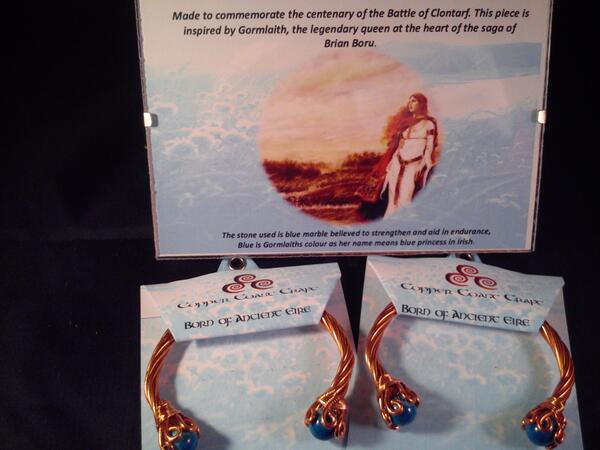 CCCJewellery's tweet photo. #Gormaith torc I have been working on to commemorate the Battle of Clontarf http://t.co/zeeIGx7fji