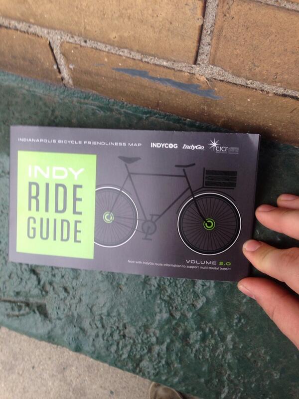 Nine13sports's tweet image. Awesome to get a copy of the @INDYCOG #rideguide!