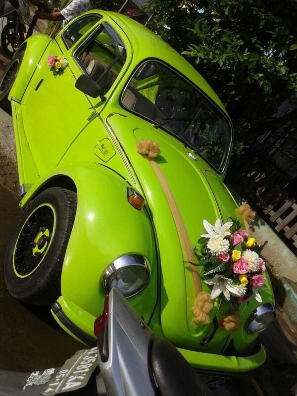 Salah satu VW, hari ini digunakan utk Wedding. Semoga awet dan langgeng kayak VW nya ya mbak/mas.