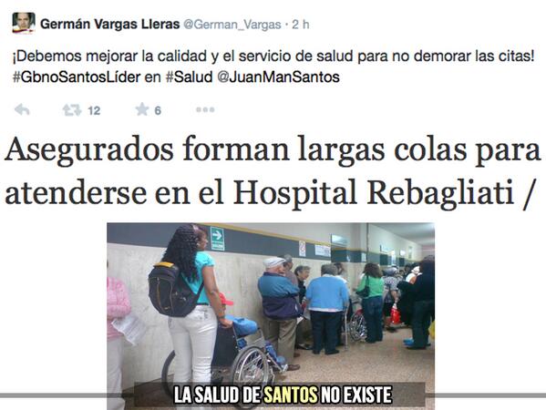 JMSComunidad's tweet photo. En Colombia hacer filas es una actividad de relajación y esparcimiento. @German_Vargas @JuanManSantos http://t.co/kxRcMHv76o
