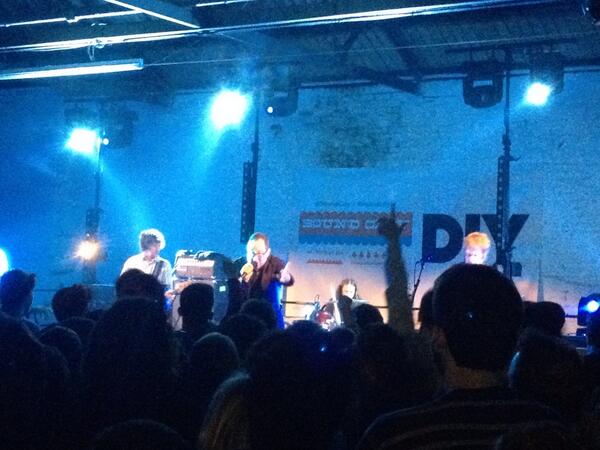 SoundCity_Radio's tweet photo. The Hold Steady showing the yoof how it's done. #soundcity14 http://t.co/sPI8auxxfG