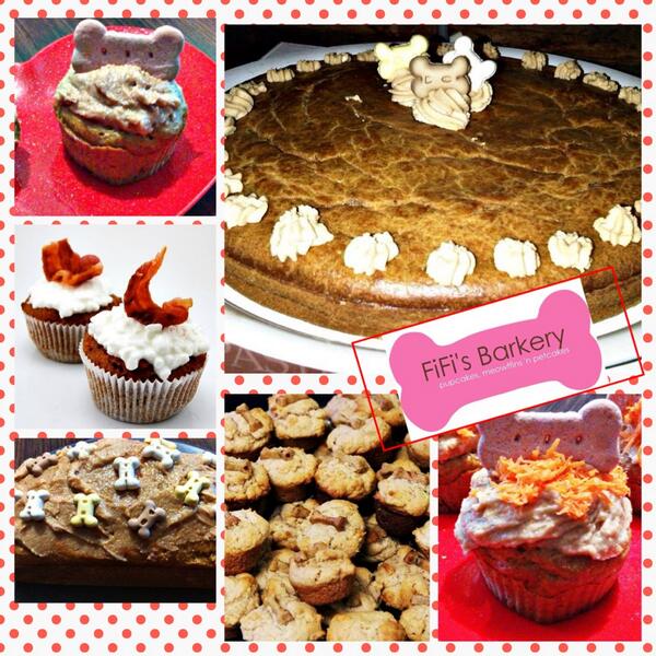 FifisBarkery's tweet photo. Consiente a tu perro o gato con unos ricos pupcakes, muffins o pasteles de Fifi's Barkery 🐶🐱❤@vamosalacondesa http://t.co/72y77crdtd