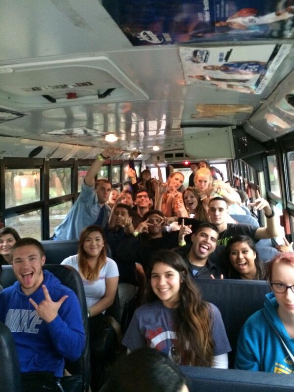MrHolby's tweet image. Riding the big yellow bus O&apos; Fun #classof2014 #GradBash2014