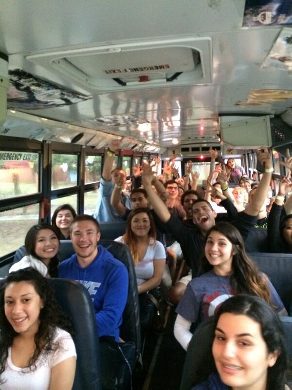 MrHolby's tweet image. Riding the big yellow bus O&apos; Fun #classof2014 #GradBash2014