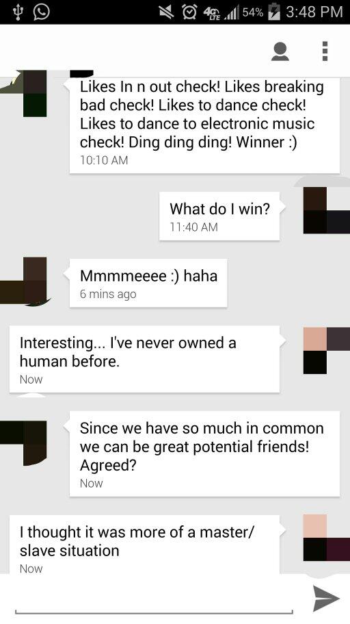 TinderTroller's tweet photo. Who needs arcades when you have #tinder? Win some free humans #winning  #freeservices http://t.co/Sj1RxtyhGn