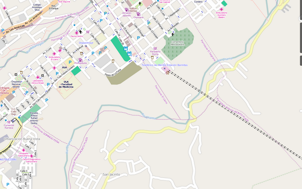 Retomando el mapa OSM de parroquias del Estado Mérida. openstreetmap.org/#map=16/8.5897…