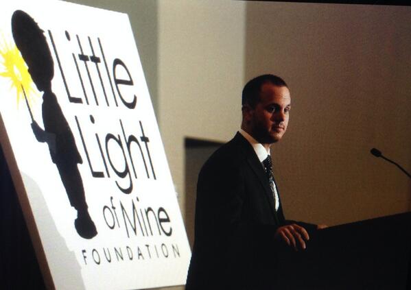 CSI_national's tweet photo. CSI's Craig Fielder welcomes guests at the Little Light of Mine benefit dinner. http://t.co/fHsECoq7Eb