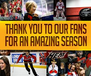 Thank You #AHLHeat fans for a great 5 years and all the support you have given us, we will miss our Heat faithful!