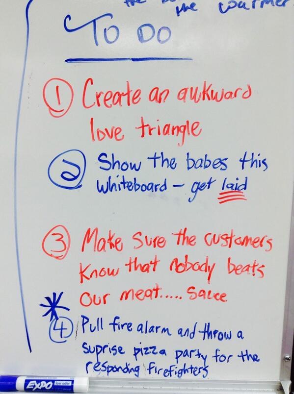 TheCodyMcDaniel's tweet image. Today was a good one #workboard