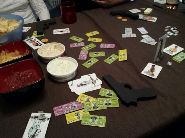 xstevebob's tweet photo. I'm playing cash n guns #gamenight I have more bullets than money :) http://t.co/IM0bbA88de
