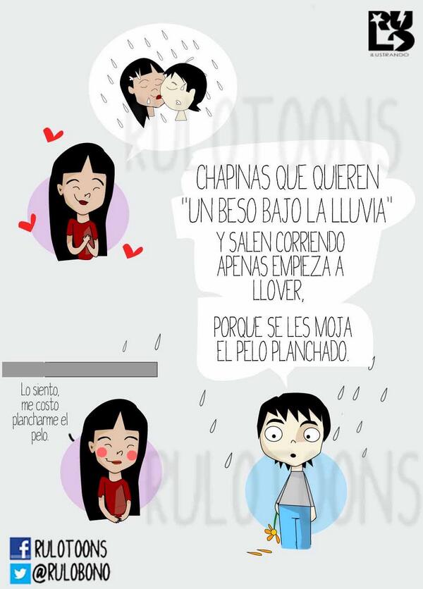 Rulitobebe Twitterissa Chapinas Que Quieren Un Beso Bajo La Lluvia N N Http T Co Jqurfc5s9p