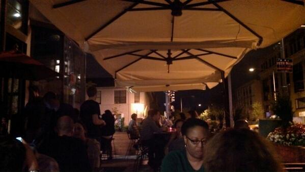grabbing the last seat on the patio <a href="/dcredlight/">Red Light</a>. dessert and a tap sazerac