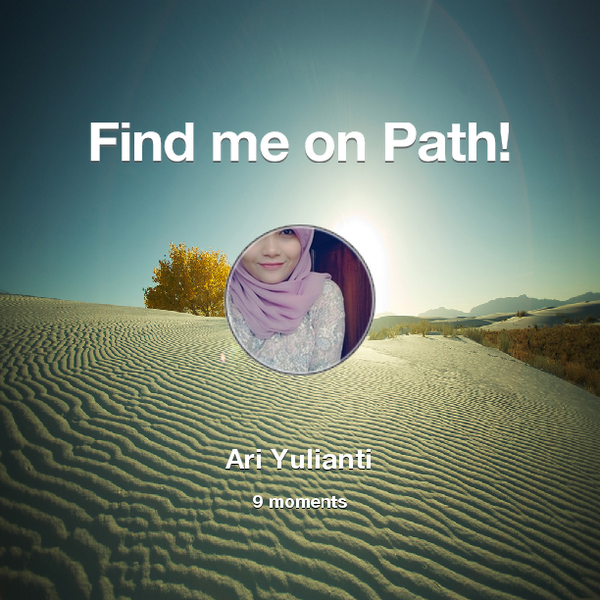aryyule's tweet photo. Find me on #Path now! Go to: http://t.co/WHfzUN8Qan! #thepersonalnetwork http://t.co/bOVHzw0nYh