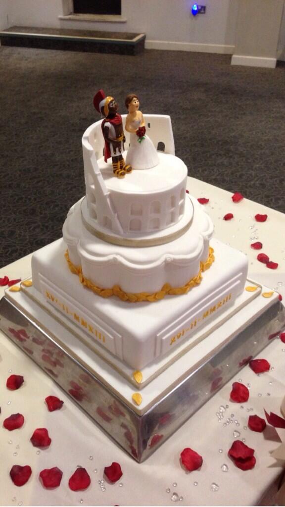 Peter Norgate on Twitter Roman  themed wedding  cake  