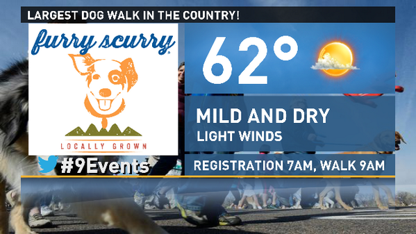 Hurry, hurry to the #FurryScurry! The largest dog walk in the country happening at Wash Park. <a href="/9News/">9NEWS Denver</a> #9wx @DDFL