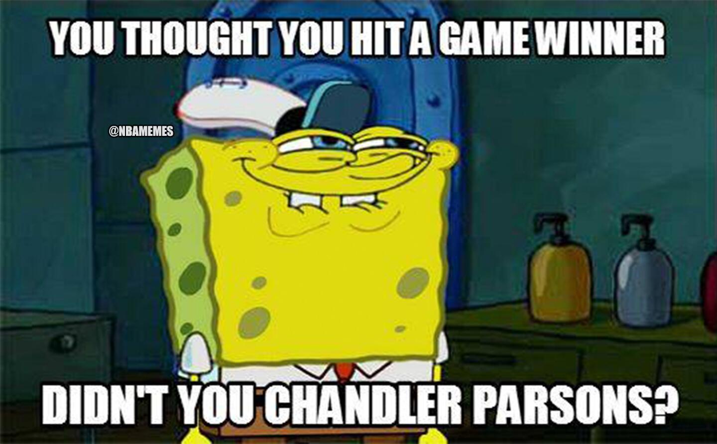 Nba Memes Sorry Chandler Parsons Nbaplayoffs Http T Co 1j2xoovq1s Twitter