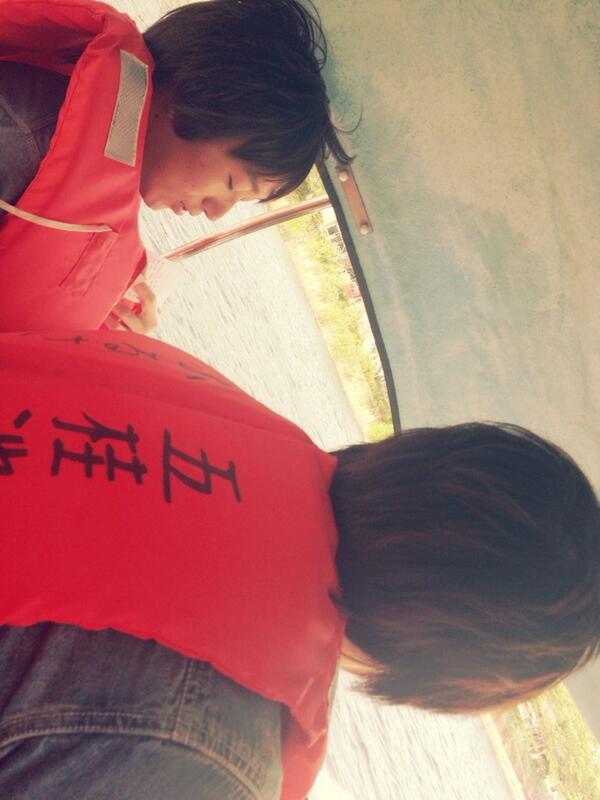25561Mado's tweet photo. なにを血迷ったか五桂でえんじょい。(笑)
やばたのしい！かおぱんぱん！！笑えない！！ヒールでアヒルボートこぎまくった！足つるとこやた！！ http://t.co/dMTAP6AfV4