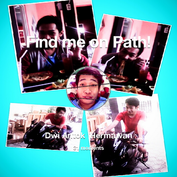 dwi_antok's tweet photo. I've shared 31 memories with my friends on #Path - see them now at http://t.co/LxwnQ3Ndhc! #thepersonalnetwork http://t.co/5p1XT1lbos