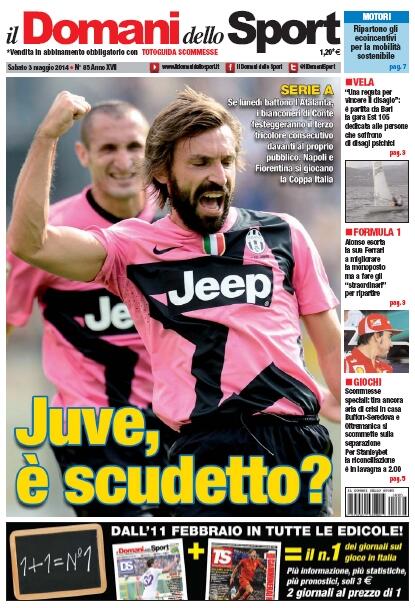 Serie A, Juventus scudetto? ...bit.ly/1iJIc7G