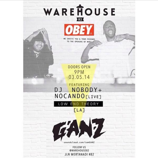 kikollle's tweet photo. @WH82_Bali will take over Bali tonite! 
Dont miss the opening of #Warehouse82 with @djnobody and @MCNocando -05.03.14 http://t.co/4gdf1DFAAu