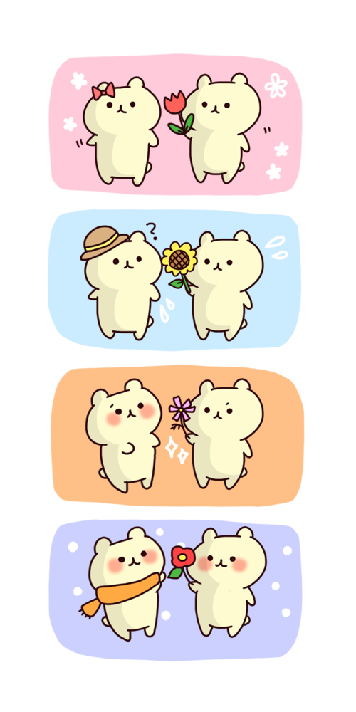 ヘンかわいい ちいさんぽギャラリー V Twitter 春夏秋冬 T Co K9fllz9rfb