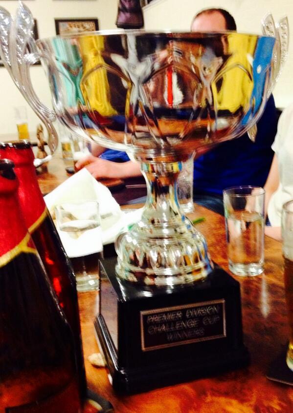 Here's the cup in all it's glory. Well done lads! #GUFC