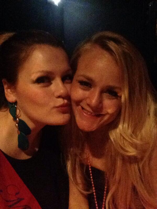 zippyclaire's tweet photo. With the gorgeous @leannecoombe http://t.co/y8HZ3FomyG