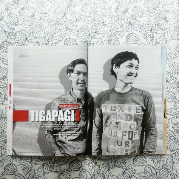 @Tigapagi menjadi salah 1 dari 10 dari @rollingstoneina editor's choice 2014 untuk kategori "Rookie of the year".