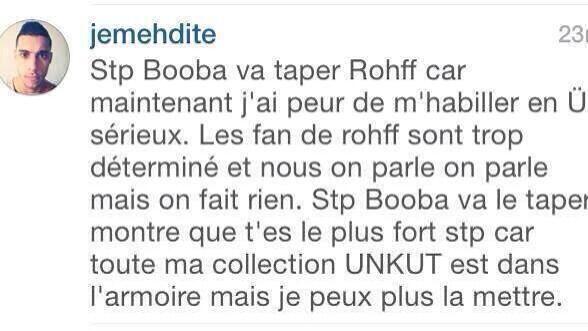 Top_Screens1's tweet photo. Booba VS Rohff http://t.co/Mi06zl3Lom