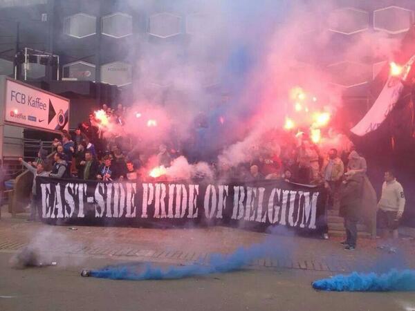 DRoos1980's tweet photo. Come on bruges!!! Kill the fucking mauves!! @ThomMills @MatyRyan @VadisOfficial @BjornEngels @BMechele44 #wearebruges http://t.co/N7cgpYNELj