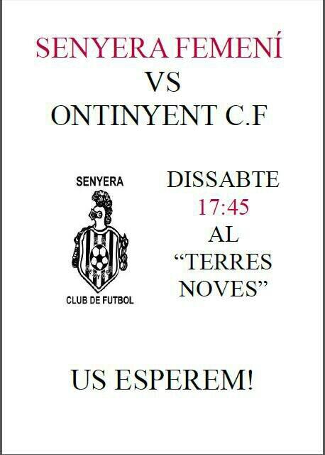 Snycf's tweet photo. Últim partit de lliga a casa us esperem a les 17:45 al Terres Noves! http://t.co/ixW9HtcDjV