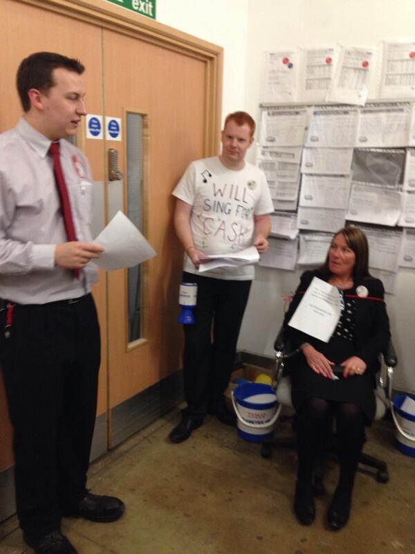 Matt Newsome singing his way through the availability meeting sharing a smile and raising money