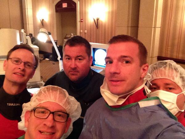 trentnorthcutt's tweet photo. @AuroraSpine at the 2014 @ISASSorg  cadaver lab &amp; research session. #zipdone #spinefusion #backpain @miami http://t.co/CftpgiXbYc